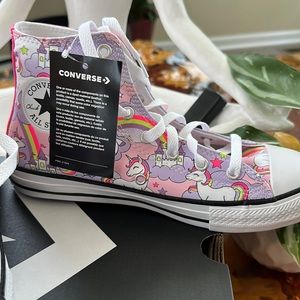 Converse high top unicorn kids sneaker